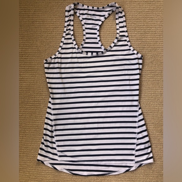 Athleta Striped Racer Back Tank - Picture 2 of 6